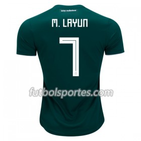 Camisetas México M.Layun 7 Primera Equipacion Mundial 2018